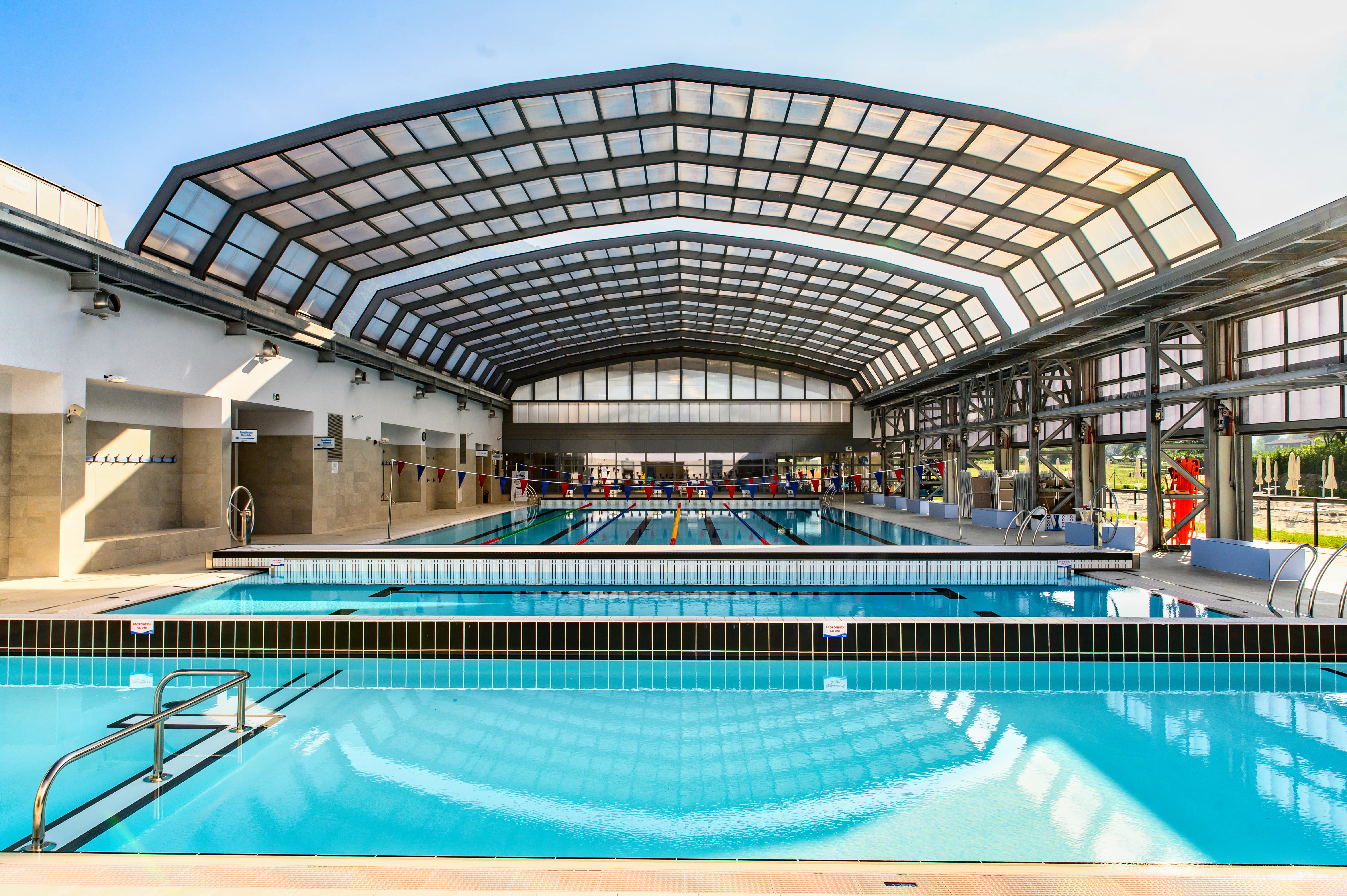 Copertura alta XXL piscina