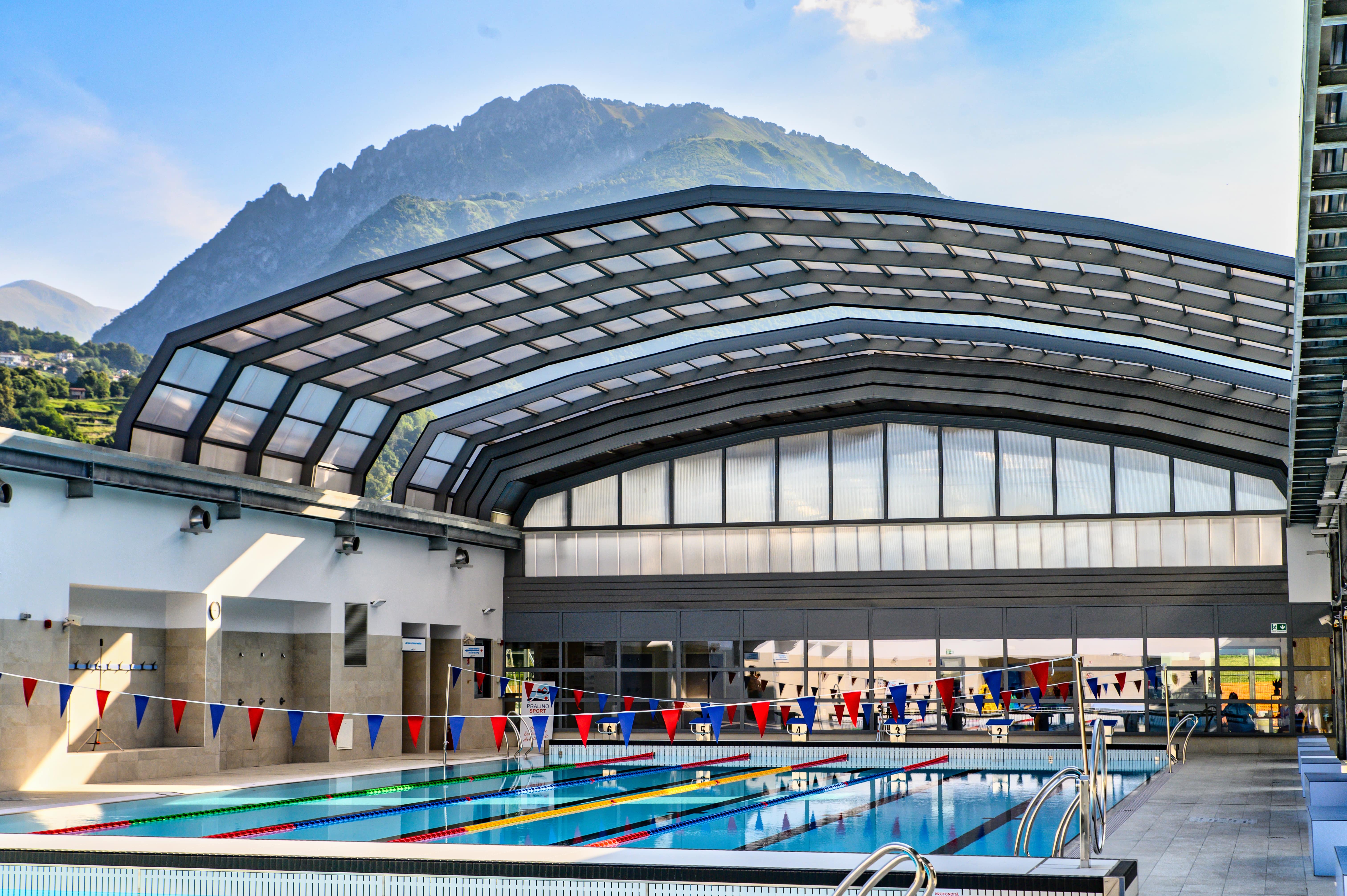 Copertura alta XXL piscina