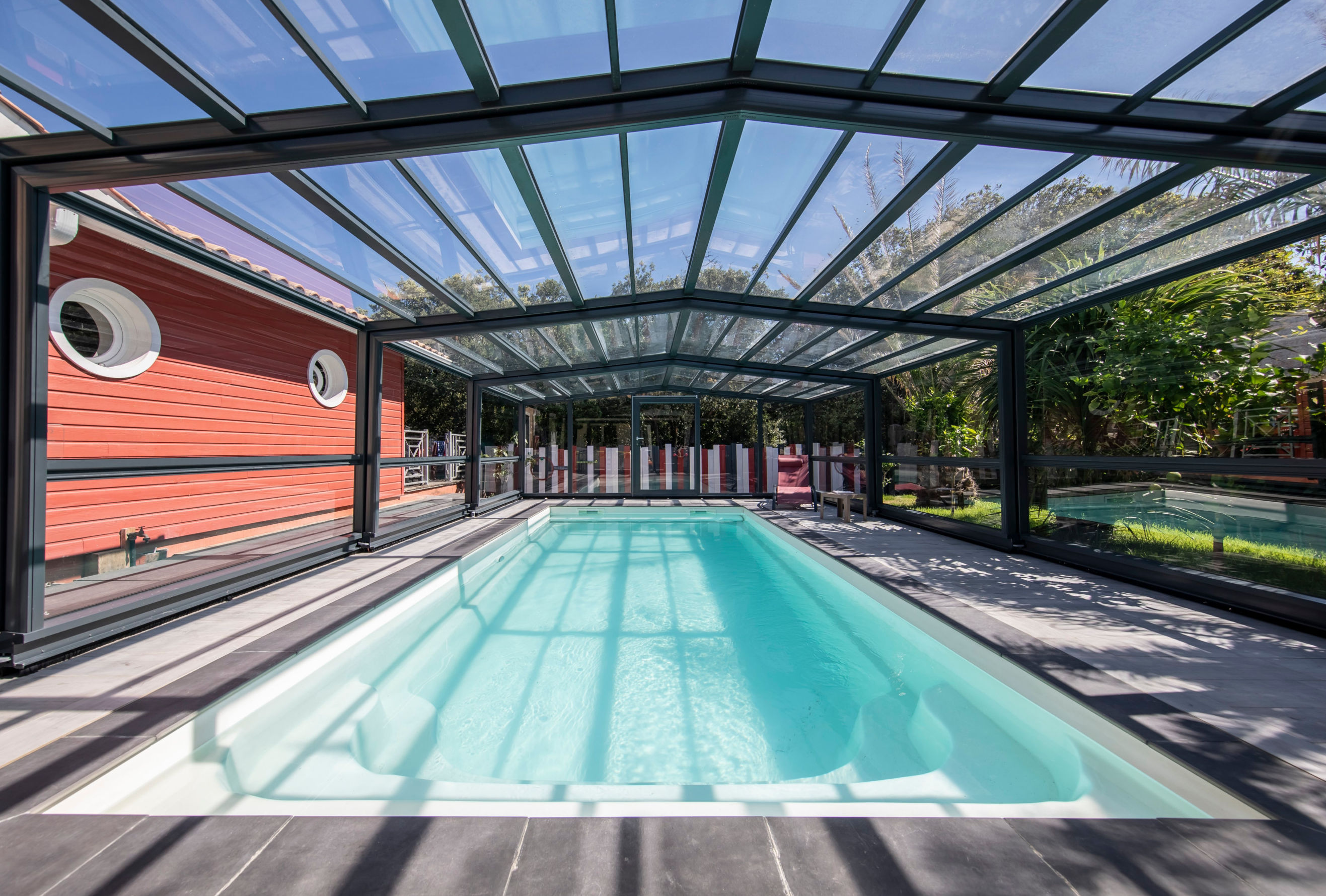 Copertura alta XXL piscina