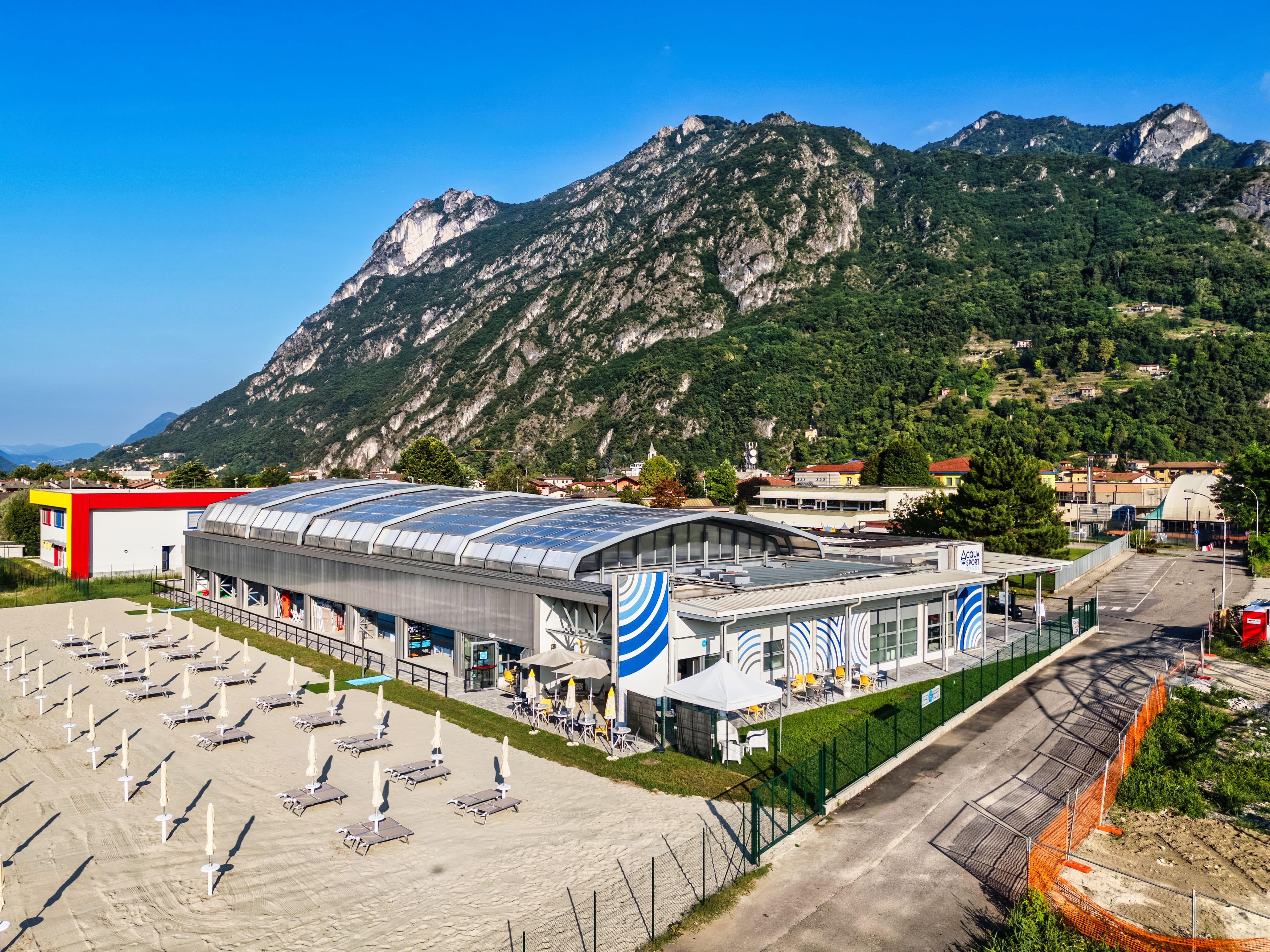 Copertura alta XXL piscina