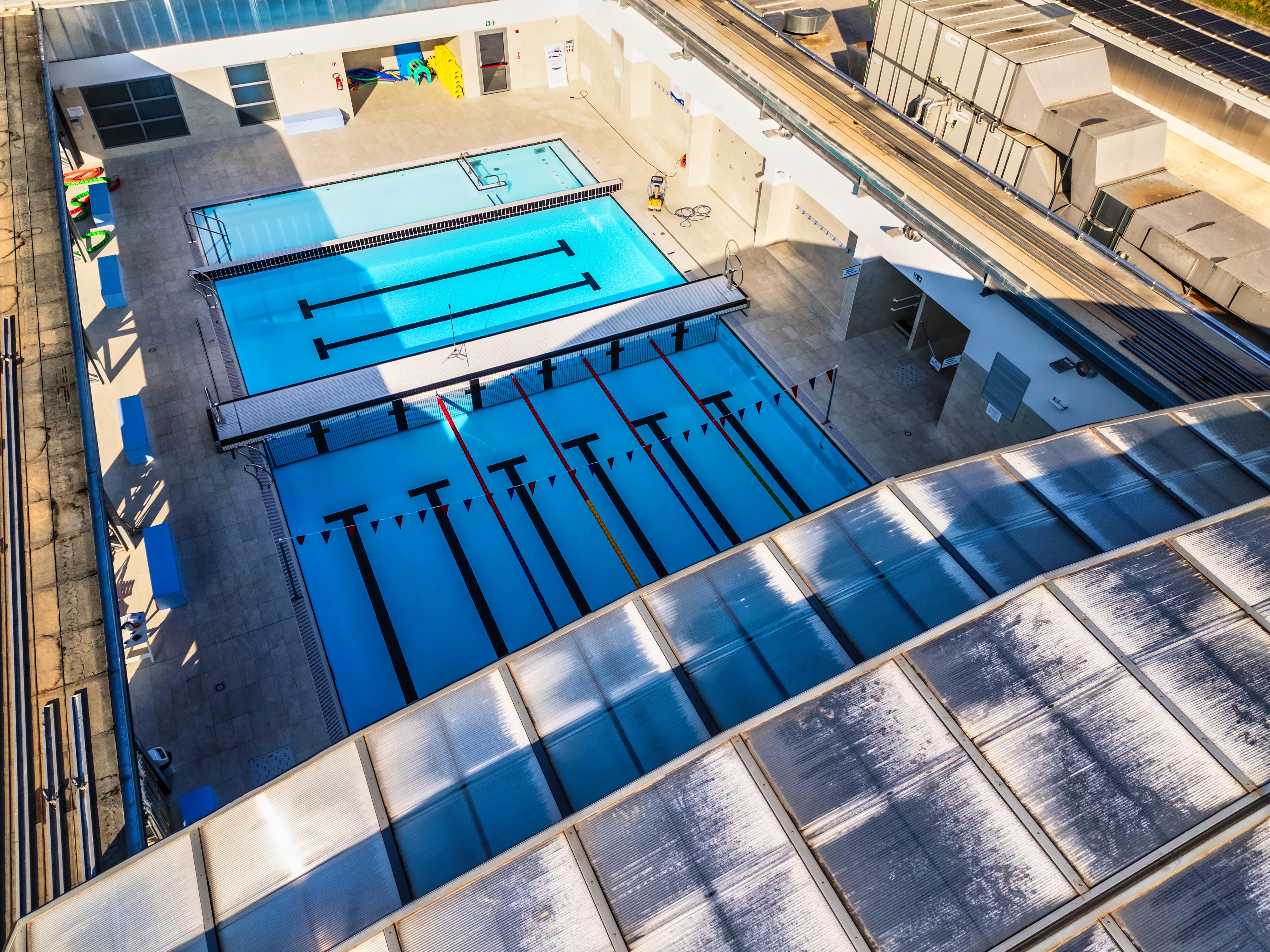 Copertura alta XXL piscina