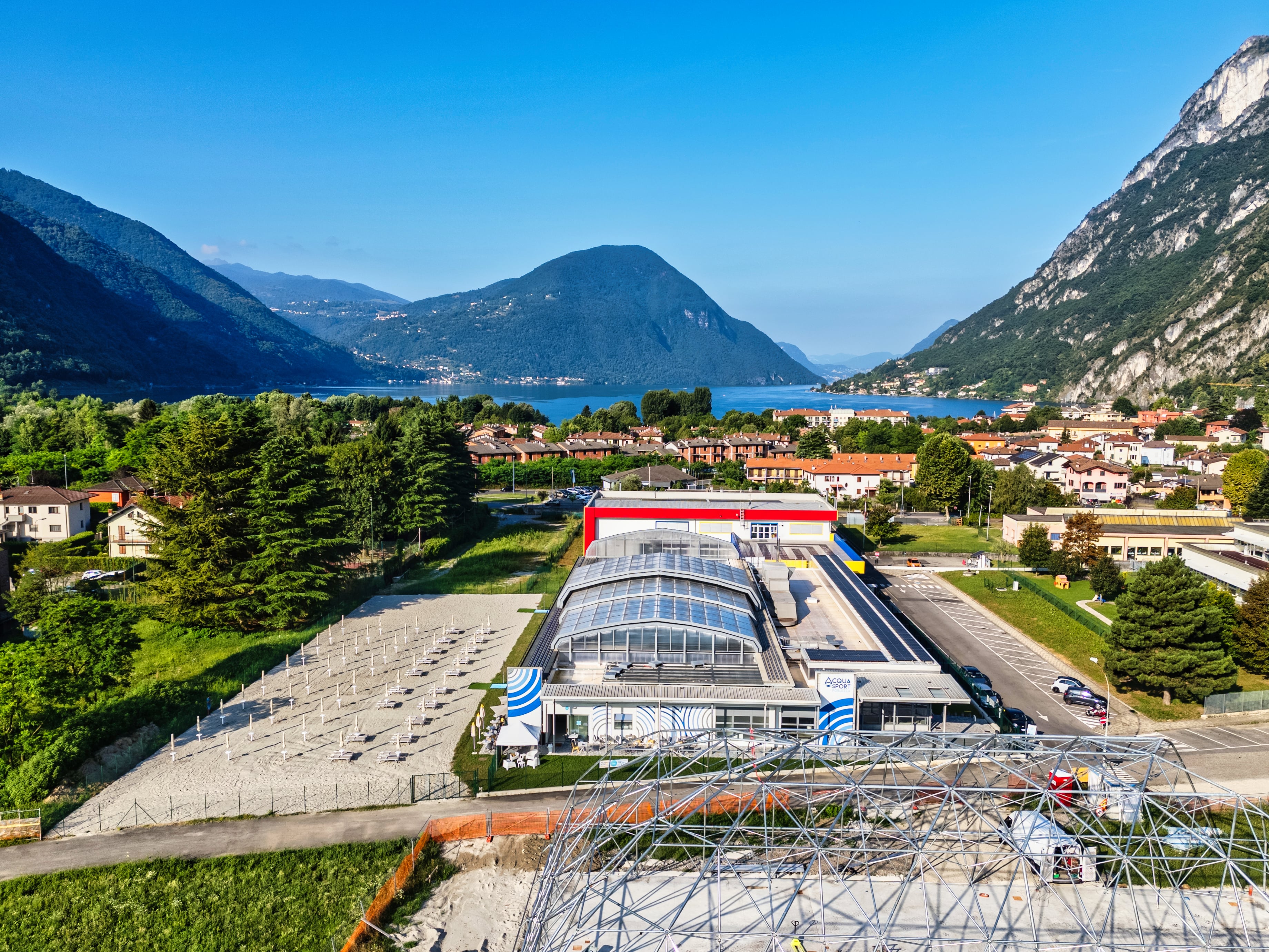 Copertura alta XXL piscina