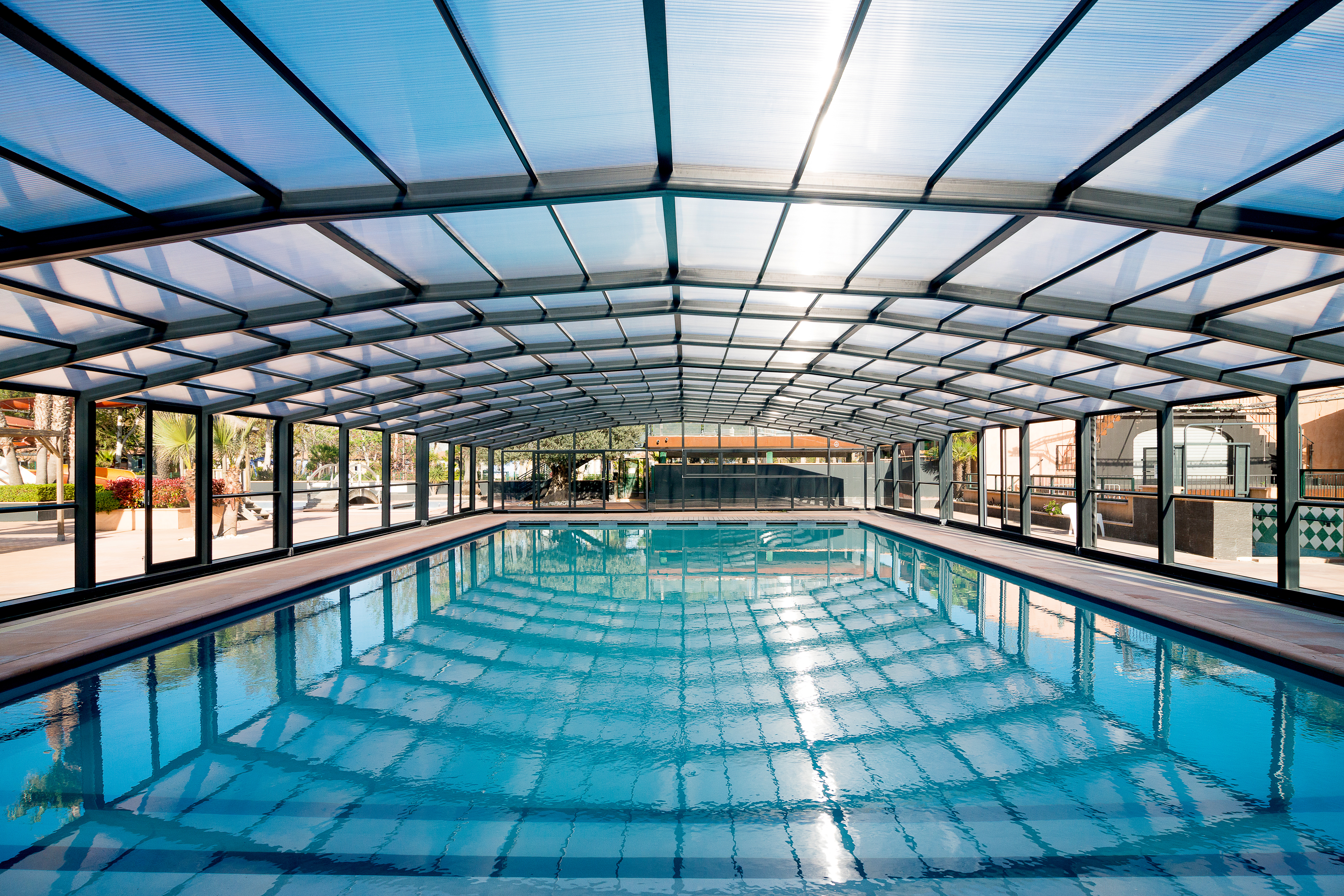 Copertura alta XXL piscina