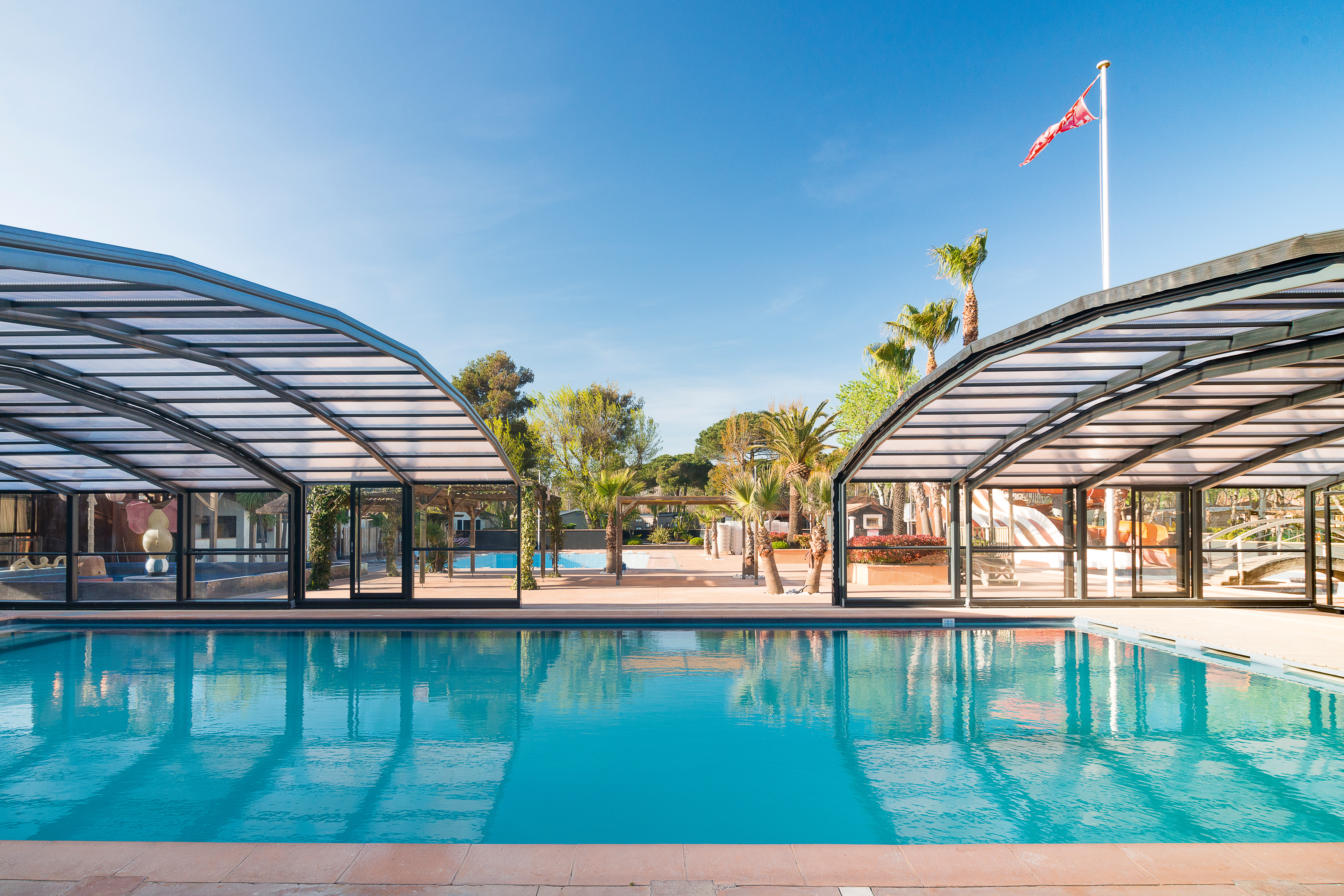 Copertura alta XXL piscina