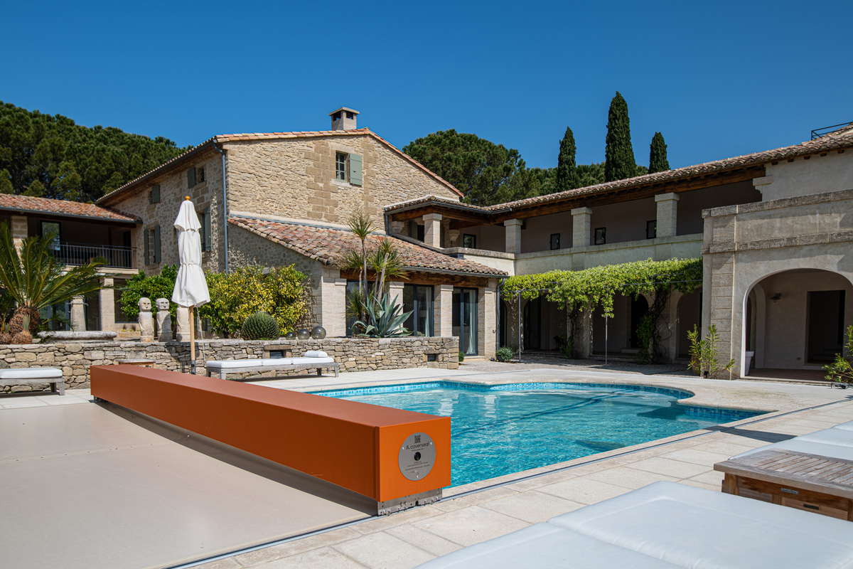 Copertura piscina calpestabile Coverseal semi-automatica